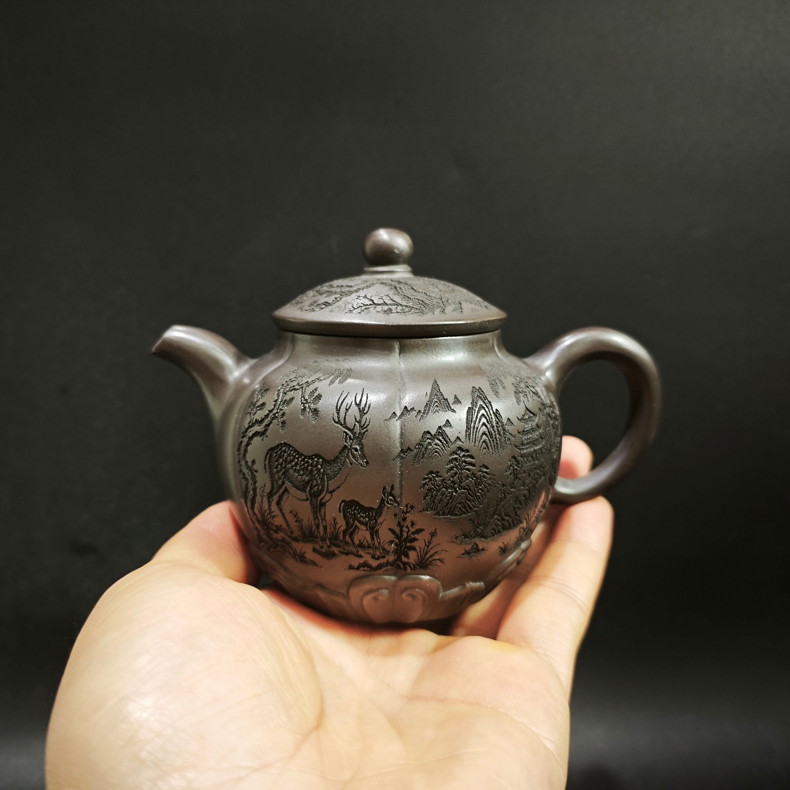 Vintage Collectible Pottery - กาน้ำชาอี๋ซิงจือซ่าโบราณ ปี 1972 ความจุ 280 ซีซี