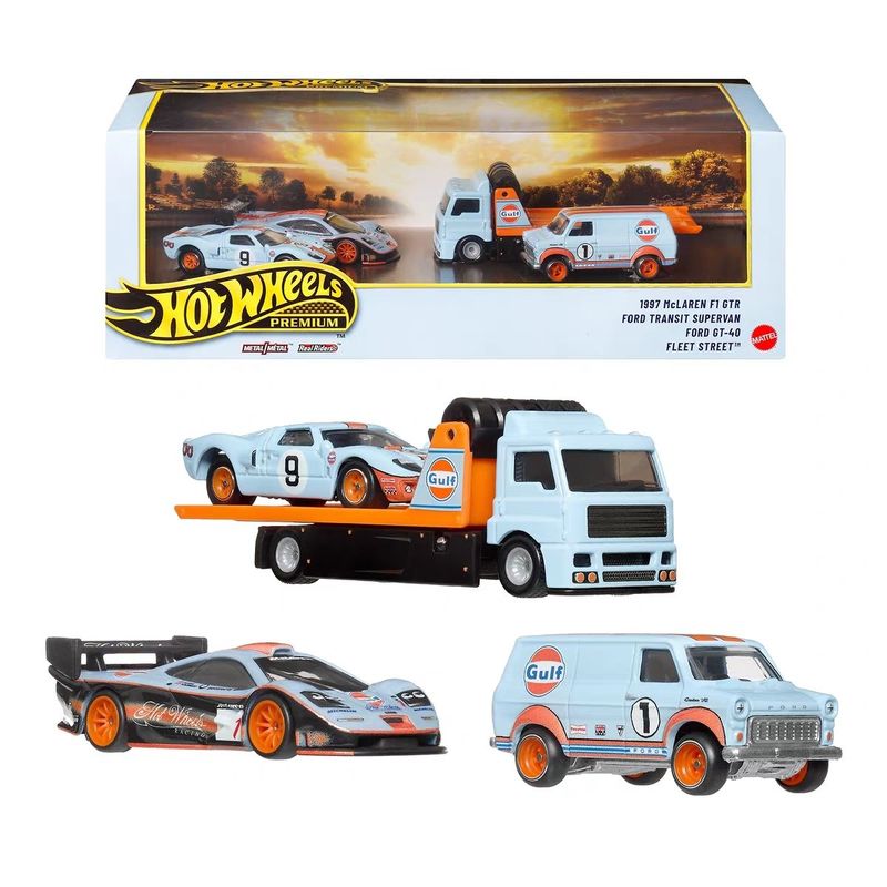 Vintage Collectible Hot Wheels - รถโมเดลฮอตวีลส์ ลีอัม กาเรจ กัลฟ์ ออยล์ ลิเวอรี่