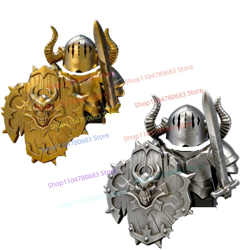 Vintage Collectible Accessories - ตัวต่อ MOC มินิฟิกเกอร์ อัศวินวินเทจ ชุดประกอบ โมเดล