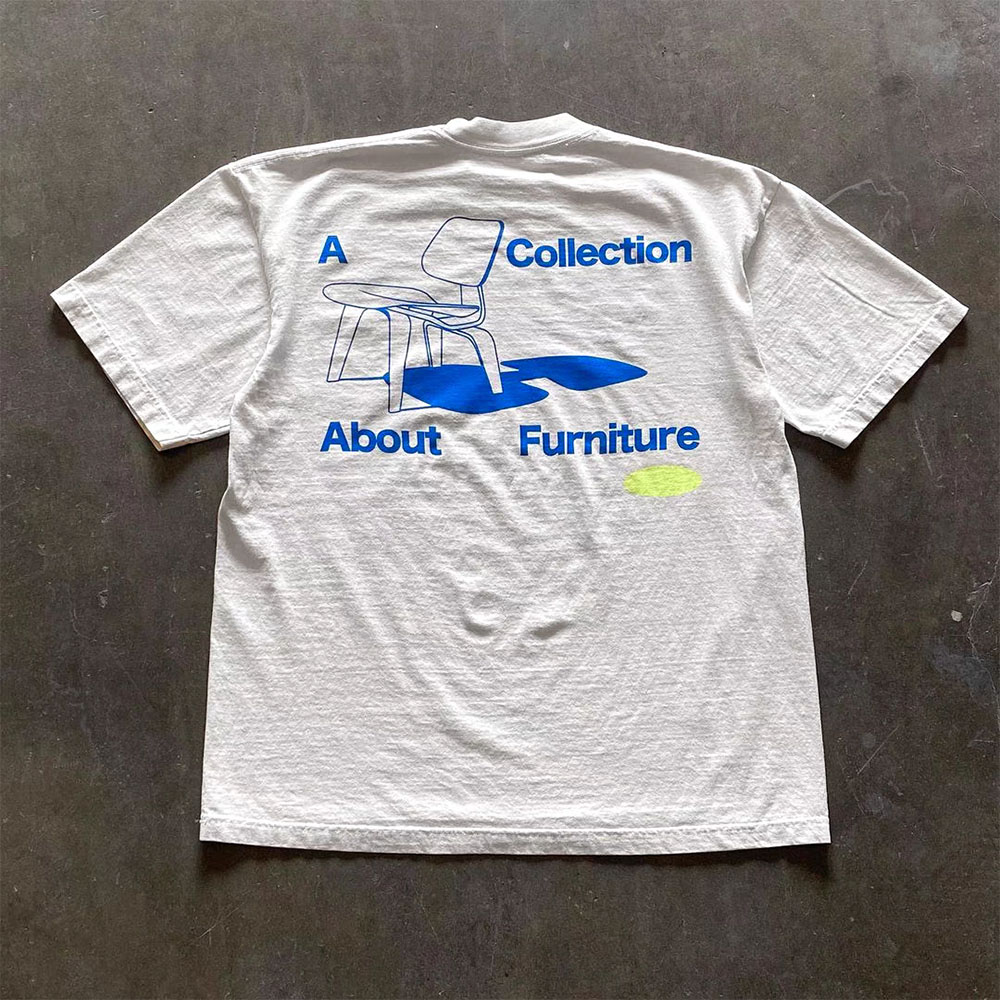 Collectible Vintage T Shirts - คอลเลกชันเกี่ยวกับเฟอร์นิเจอร์เก้าอี้วินเทจพิมพ์ลาย unisex ผู้ชายผู้หญิงเสื้อยืดสีขาวผ้าฝ้ายหลวมแขนสั้นเสื้อยืดสวยงาม