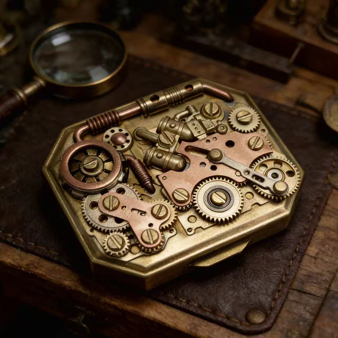 ไฟแช็กน้ำมันก๊าดทองแดงแท้สไตล์ - Vintage Collectible Accessories บทวิจารณ์และราคา