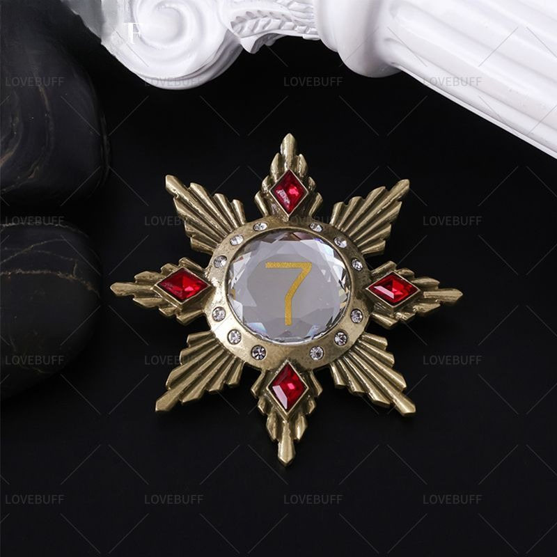 เข็มกลัดรูปดาวสีทองหมายเลข 7 ป - Collectible Vintage Brooches บทวิจารณ์และราคา