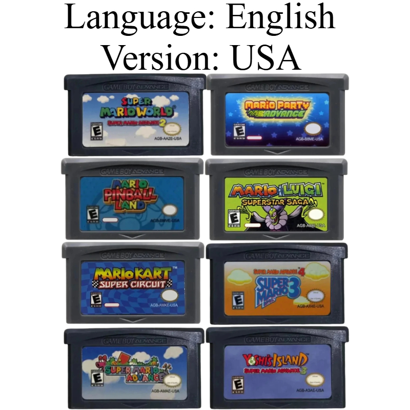 ตลับเกม GBA รุ่น EUR และ USA ส - Vintage Game Collection บทวิจารณ์และราคา