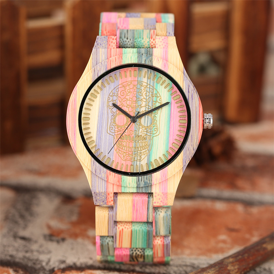 นาฬิกาข้อมือควอทซ์ไม้ไผ่หลากสี - Vintage Collectible Watches บทวิจารณ์และราคา