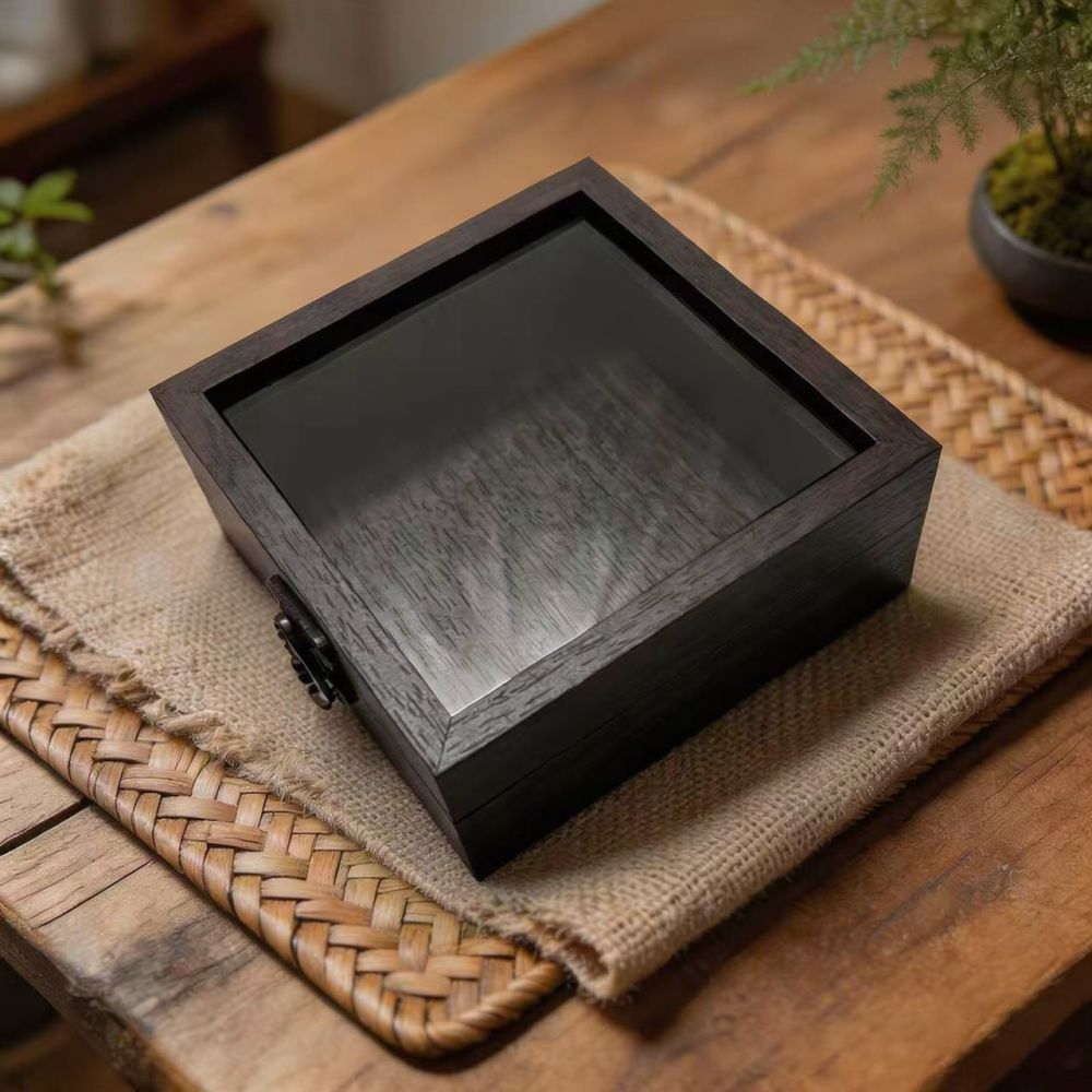 กล่องจัดระเบียบตั้งโต๊ะไม้สไตล - Vintage Collectible Glass บทวิจารณ์และราคา