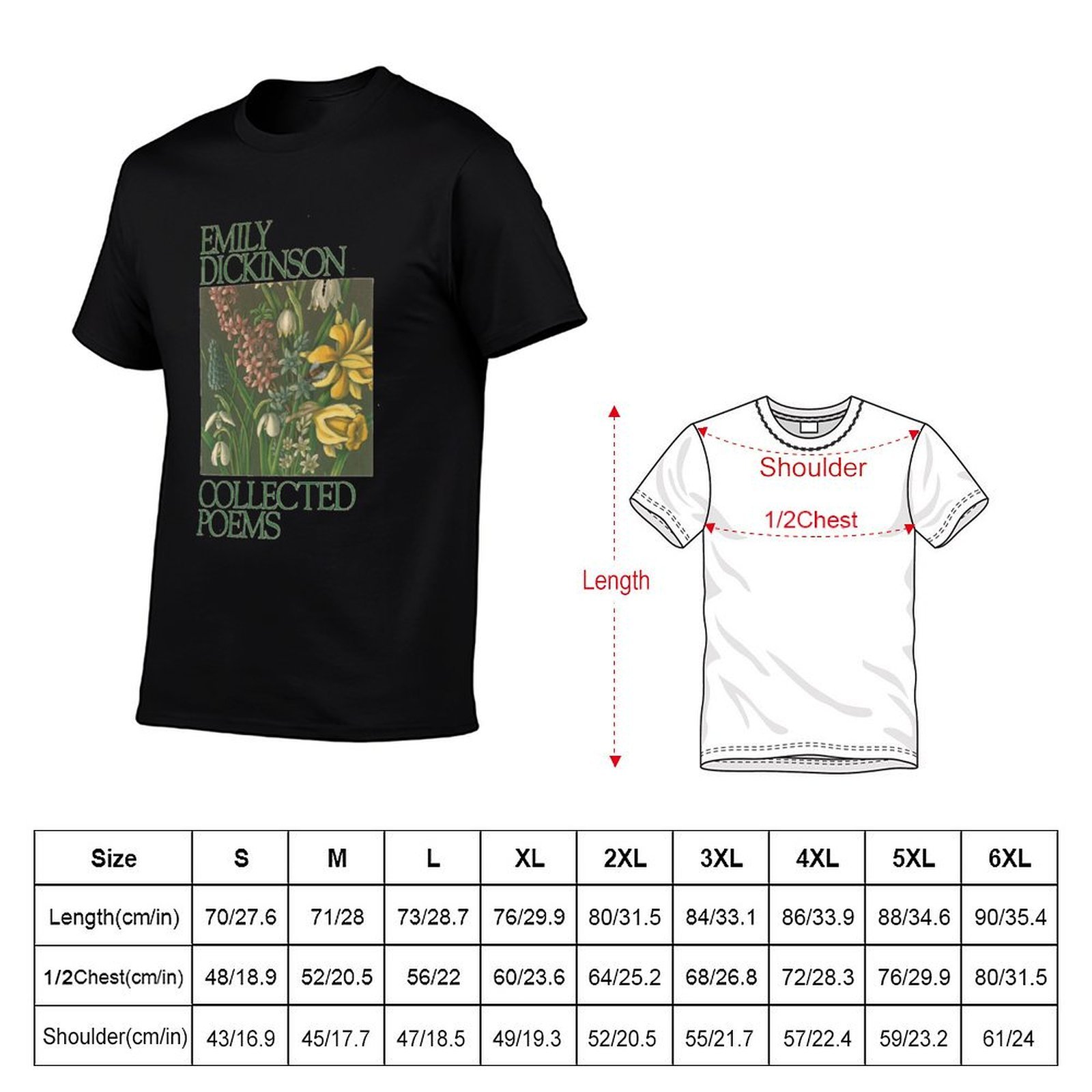 เสื้อยืด Emily Dickinson - รวม - Collectible Vintage T Shirts บทวิจารณ์และราคา