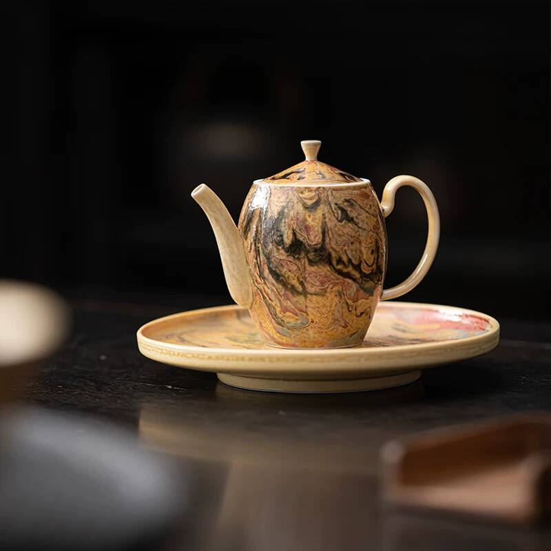 ชุดน้ำชาคุณภาพสูงสไตล์ภาพวาดสี - Vintage Collectible Pottery บทวิจารณ์และราคา