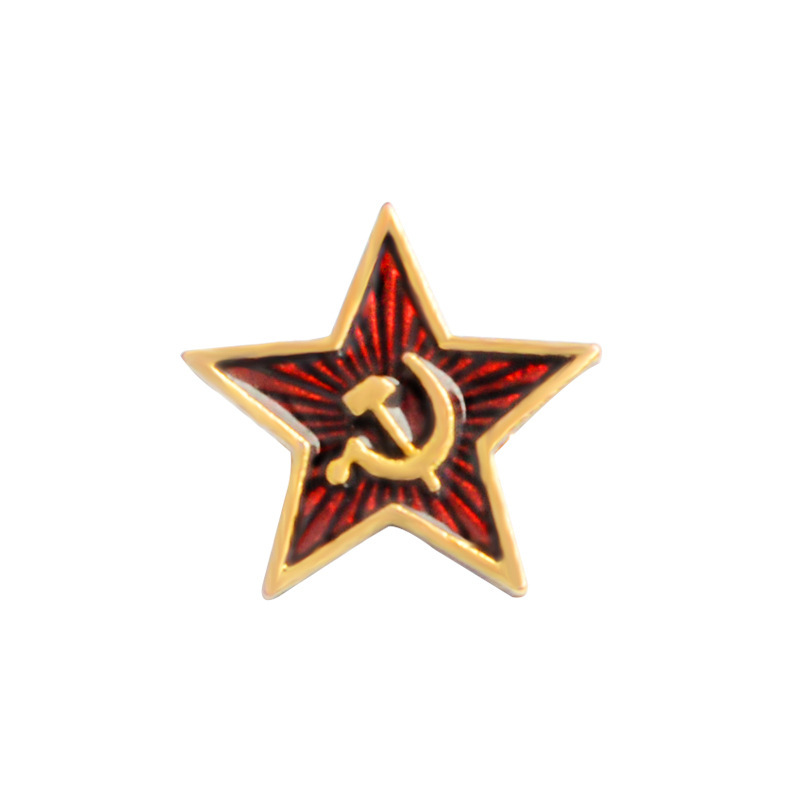 USSR Red Star Badge Lapel Pins - Collectible Vintage Brooches บทวิจารณ์และราคา