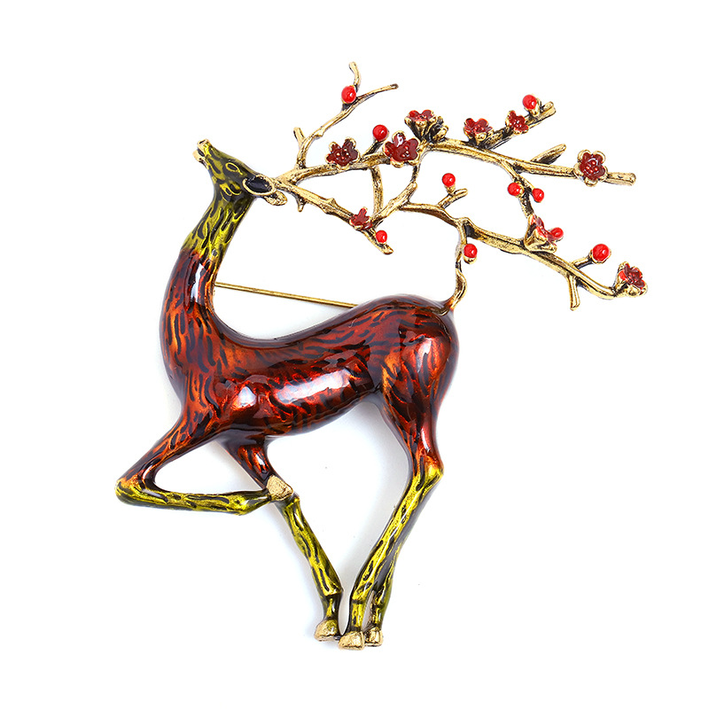 คอลเลกชันเข็มกลัดรูปกวางวินเทจ - Collectible Vintage Brooches บทวิจารณ์และราคา